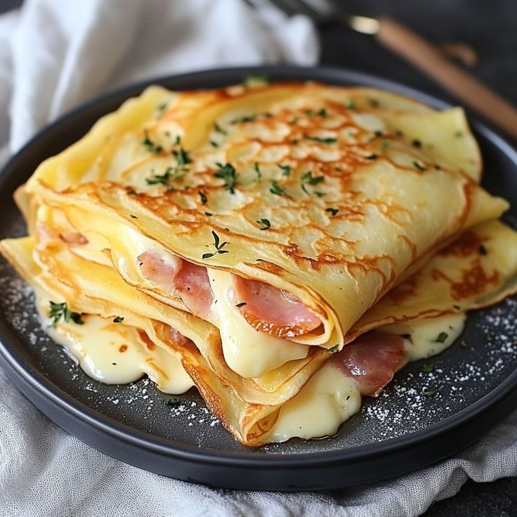 Crêpe charcuterie fromage